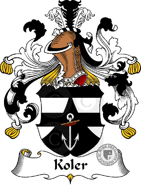Wappen der Familie Koler   ref: 31110