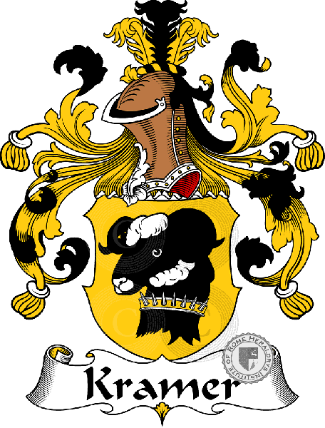 Coat of arms of family Kramer   ref: 31127