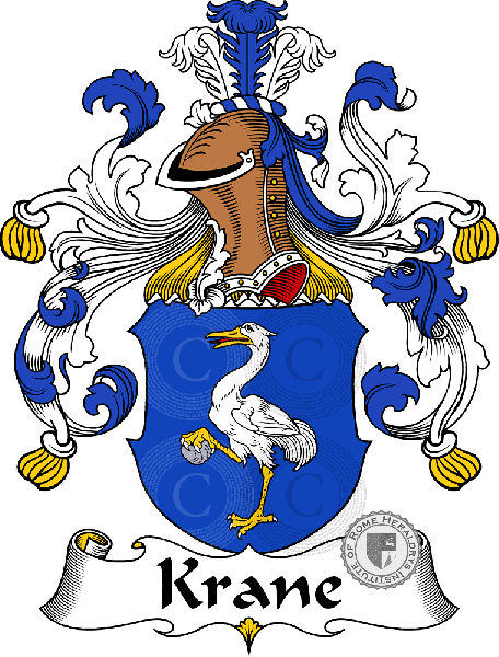 Escudo de la familia Krane   ref: 31128