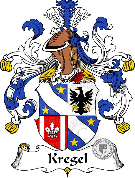 Wappen der Familie Kregel   ref: 31135