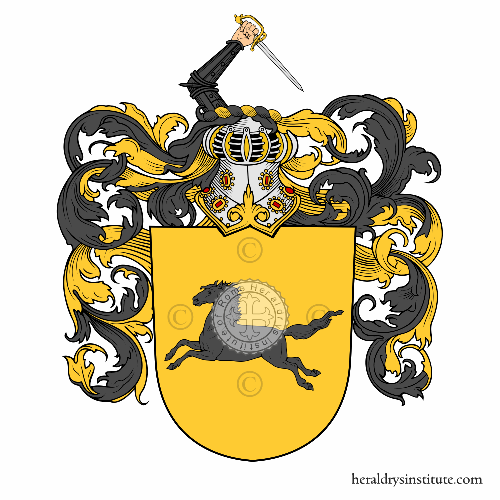 Coat of arms of family Krieger