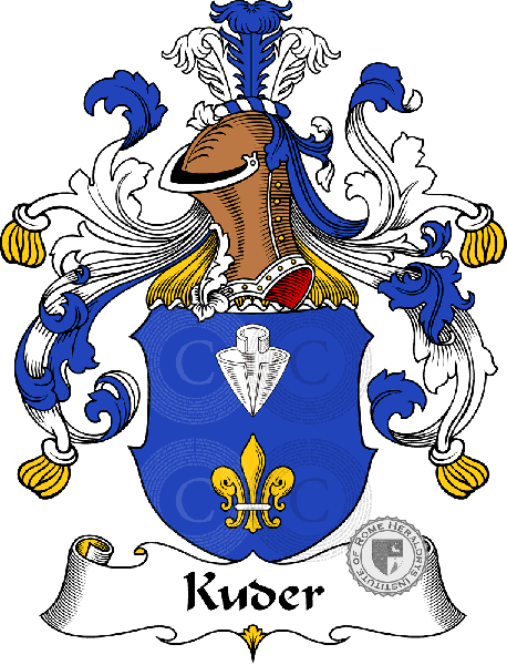 Wappen der Familie Kuder   ref: 31154