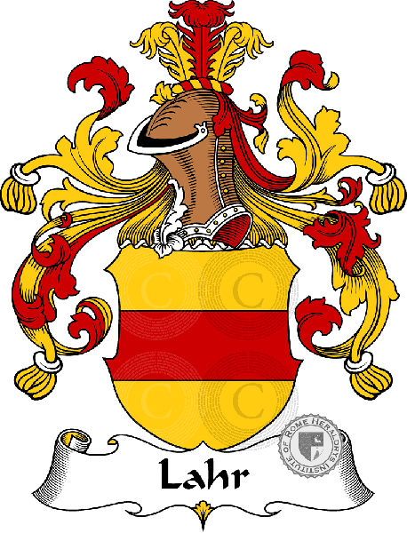 Wappen der Familie Lahr   ref: 31186