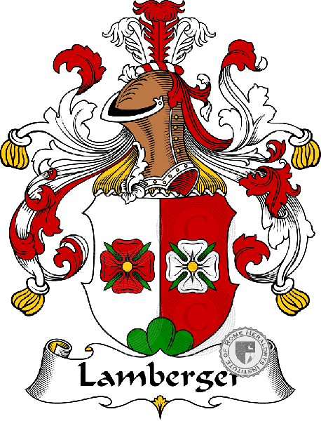 Coat of arms of family Lamberger   ref: 31187