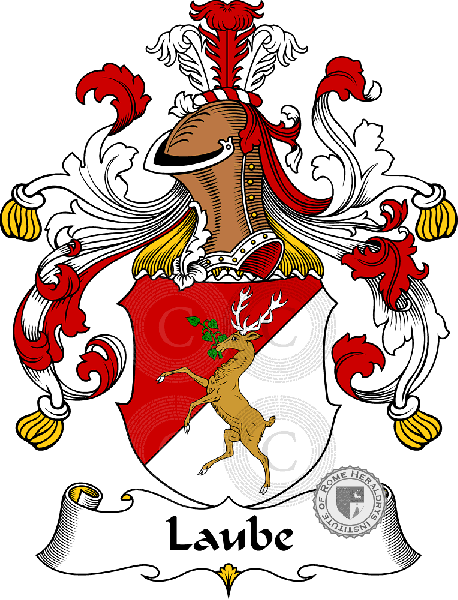 Coat of arms of family Laube