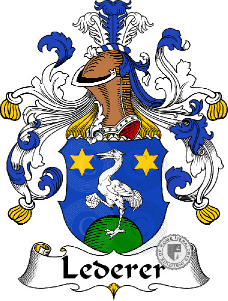 Coat of arms of family Lederer