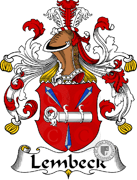 Wappen der Familie Lembeck   ref: 31231
