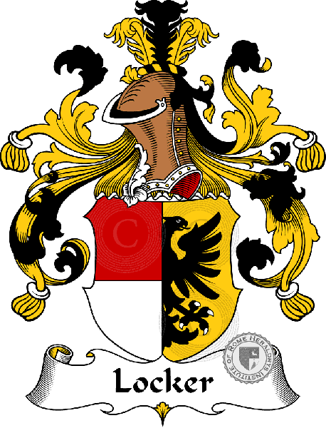 Wappen der Familie Locker   ref: 31279