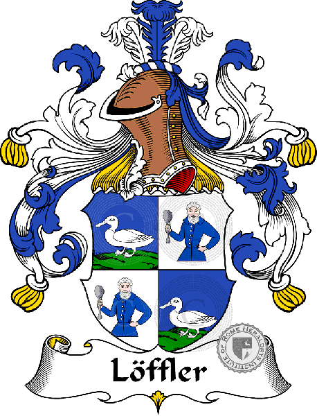 Wappen der Familie Löffler   ref: 31294