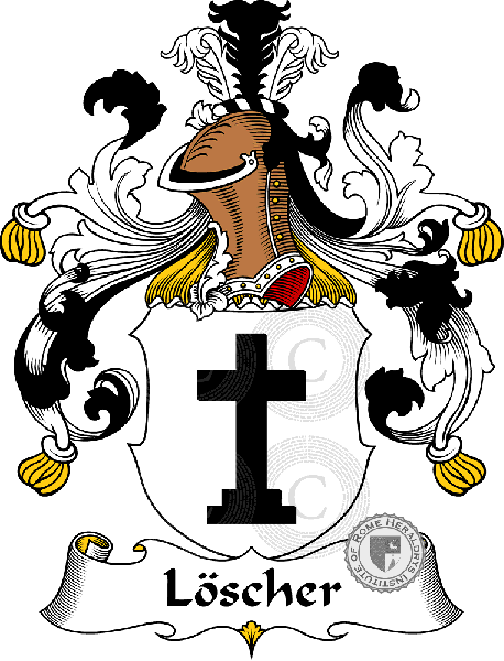 Escudo de la familia Löscher   ref: 31298