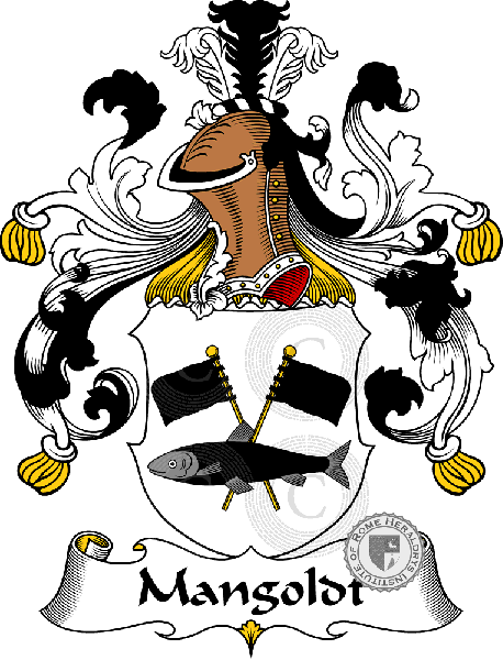 Coat of arms of family Mangoldt