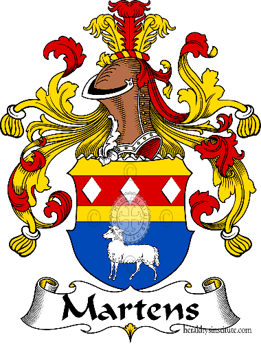 Wappen der Familie Martens   ref: 31327