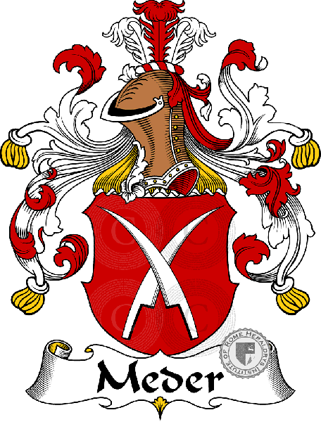 Coat of arms of family Meder