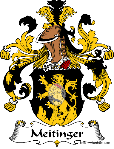 Coat of arms of family Meitinger   ref: 31348