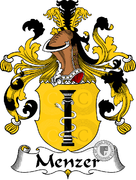Coat of arms of family Menzer