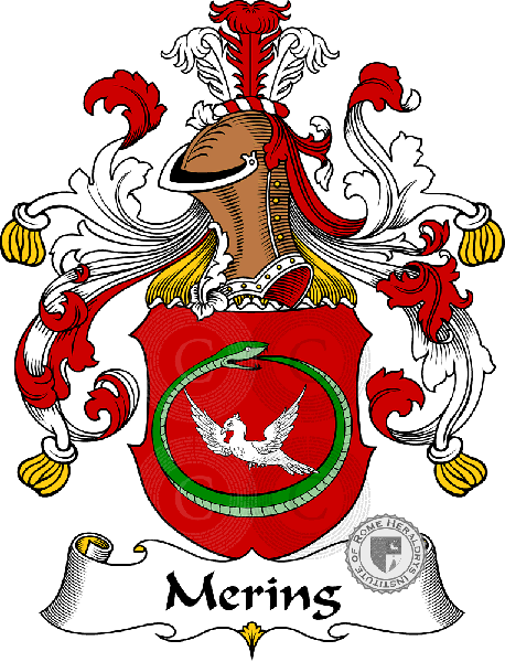 Coat of arms of family Mering   ref: 31370