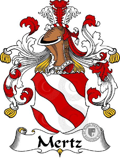 Coat of arms of family Mertz