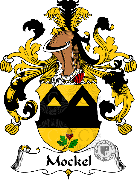 Wappen der Familie Mockel   ref: 31393