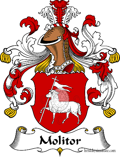 Coat of arms of family Molitor   ref: 31397