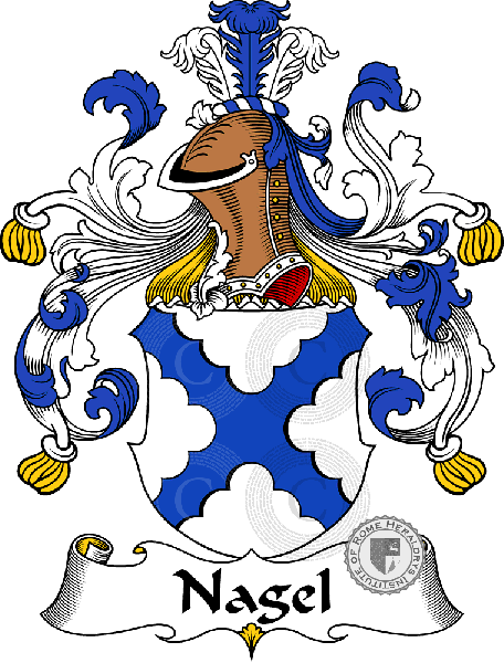 Coat of arms of family Nagel   ref: 31428