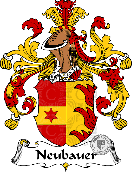 Wappen der Familie Neubauer   ref: 31444