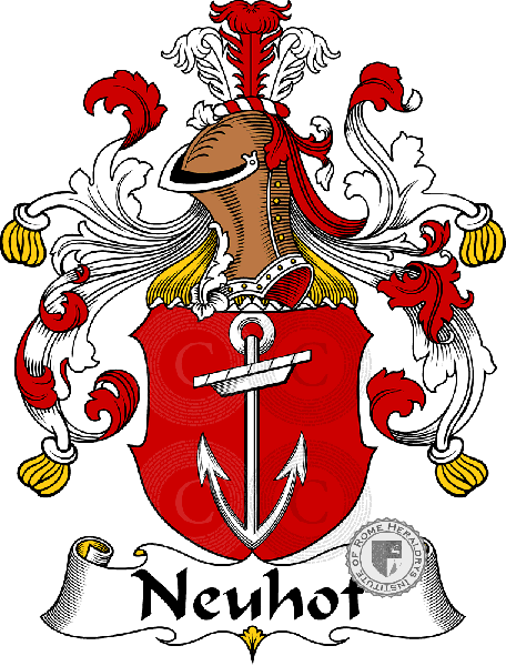 Coat of arms of family Neuhof   ref: 31448