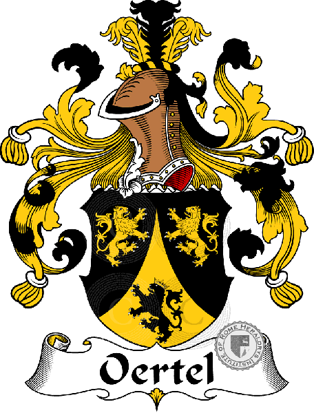 Wappen der Familie Oertel   ref: 31483