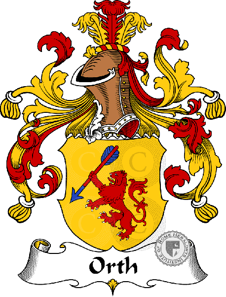 Wappen der Familie Orth   ref: 31500