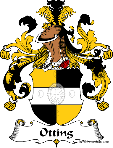 Coat of arms of family Otting   ref: 31513