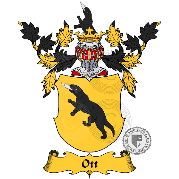 Wappen der Familie Ott   ref: 31515