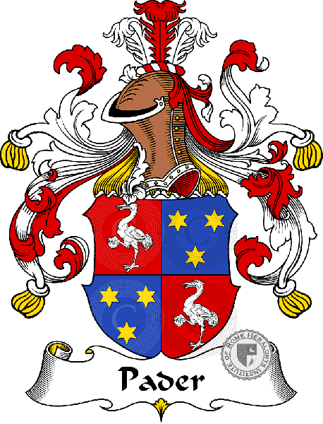 Coat of arms of family Pader