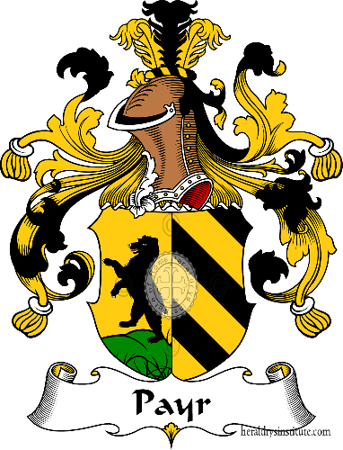 Coat of arms of family Payr   ref: 31531