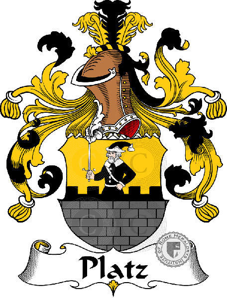 Wappen der Familie Platz   ref: 31568