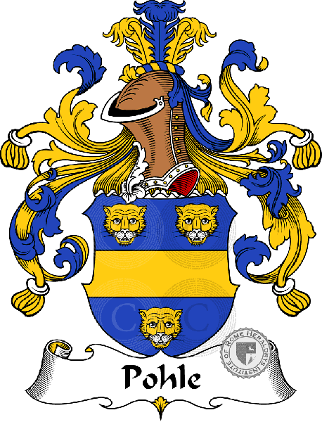 Coat of arms of family Pohle