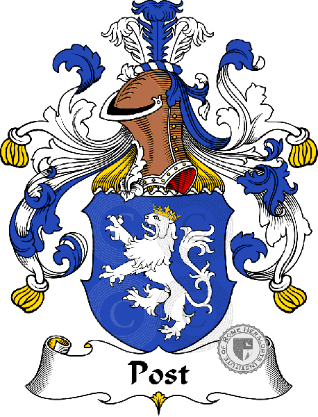 Wappen der Familie Post   ref: 31580