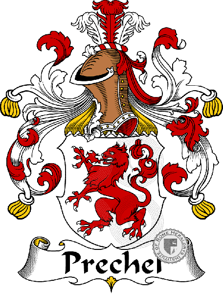 Coat of arms of family Prechel   ref: 31584