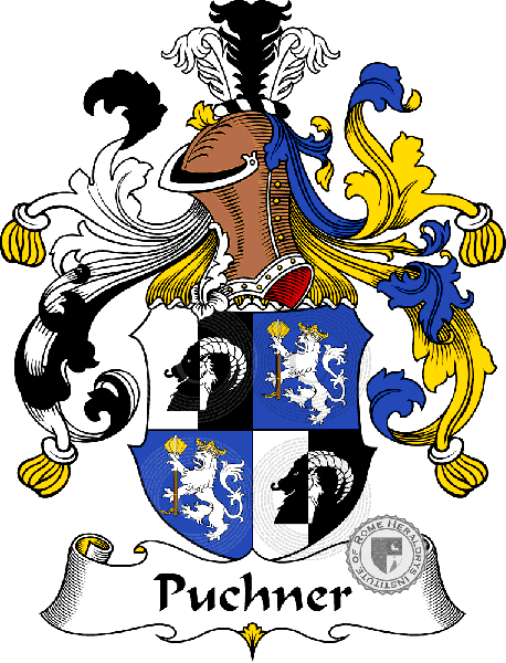 Coat of arms of family Puchner   ref: 31601