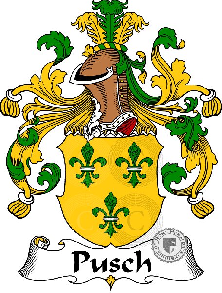 Coat of arms of family Pusch