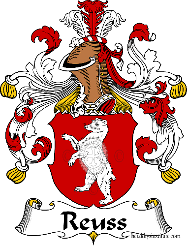 Wappen der Familie Reuss   ref: 31621