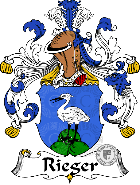 Coat of arms of family Rieger