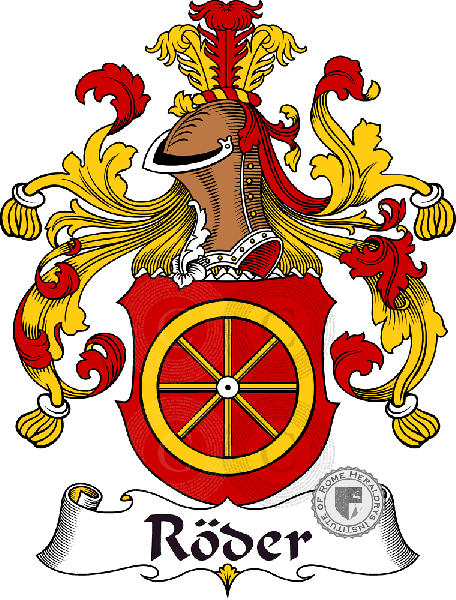 Coat of arms of family Roder