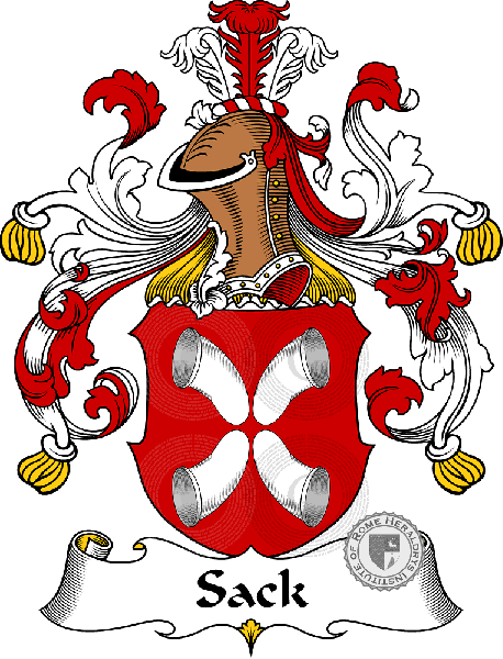 Coat of arms of family Sack