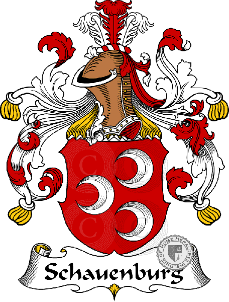 Coat of arms of family Schauenburg   ref: 31690