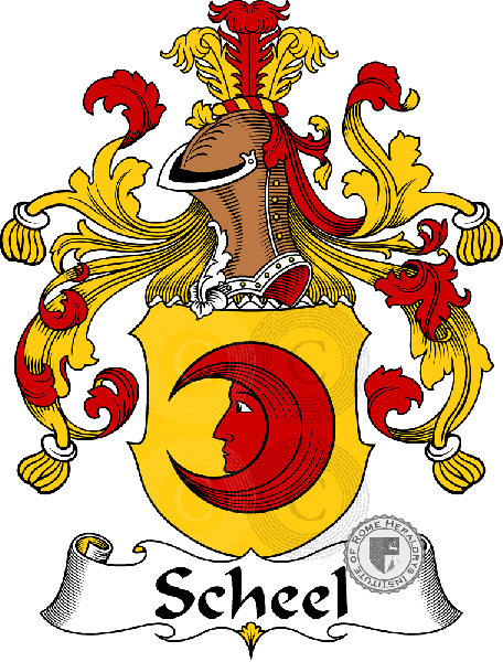 Coat of arms of family Scheel
