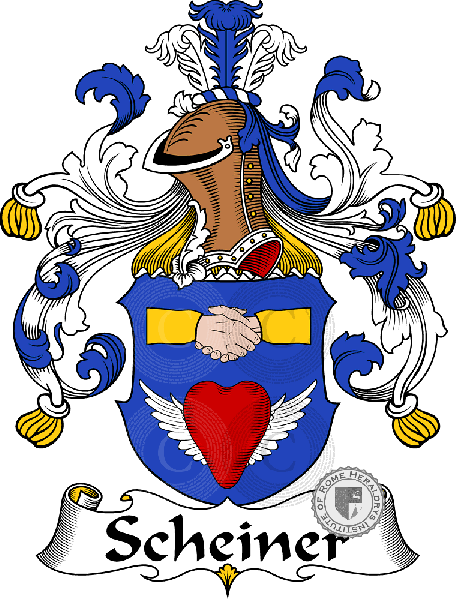 Coat of arms of family Scheiner   ref: 31711