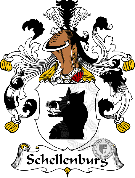 Wappen der Familie Schellenburg   ref: 31714