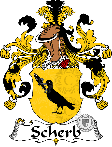 Coat of arms of family Scherb