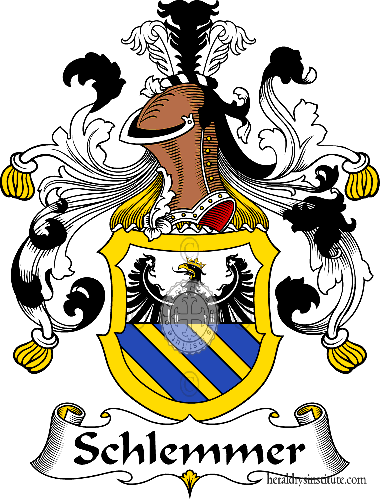 Coat of arms of family Schlemmer   ref: 31755