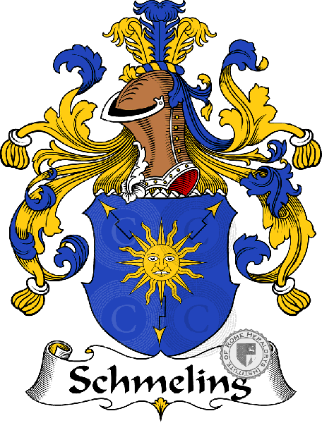 Wappen der Familie Schmeling   ref: 31761
