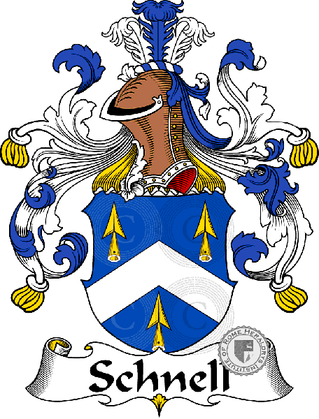 Wappen der Familie Schnell   ref: 31771